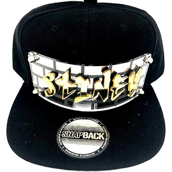 Personalized Custom Snapback Hat Six Panel Flat Bill Snap Back Hat